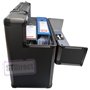 Pro XL noir / bronze Étui de chariot à roulettes pilote en aluminium attache de vol rigide pour mallette attachée sur roues
