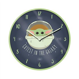 Pyramid International Star Wars (The Mandalorian) Horloge Murale Cutest in The Galaxy