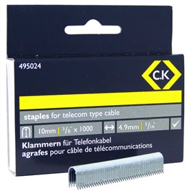 C.K 495024 Agrafes Télécom Demi-Rondes 4