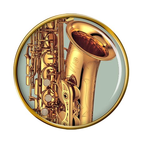 Giftshop UK Saxophone Broche Badge