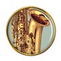 Giftshop UK Saxophone Broche Badge