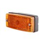 HELLA Feu latéral - Halogène - 24V / 12V - Raccord fileté/Montage en saillie - ADR/GGVS - Couleur du voyant: jaune - gauche/droi