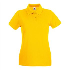 Fruit of the Loom Polo en 100 % coton pour femme - Multicolore - X-Large