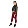 Oops Outlet Femmes 3/4 Longueur Détail Dentelle Bords Court Élastique Bas De Jogging Jogging Gym Exercice Leggings Jeggings - No