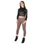 Oops Outlet Femmes 3/4 Longueur Détail Dentelle Bords Court Élastique Bas De Jogging Jogging Gym Exercice Leggings Jeggings - No