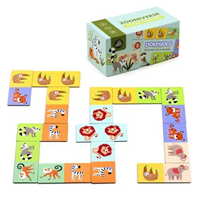 Puckator Jeu de Dominos Zooniverse