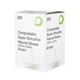 Lot de 250 pailles à smoothie biodégradables 9 mm PLA