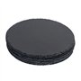 Argon Arts de la Table Ronde Pizza Ardoise Naturelle/Alimentation/Boissons Plateau de Service - 330mm - Lot de 6