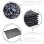 Argon Arts de la Table Ronde Pizza Ardoise Naturelle/Alimentation/Boissons Plateau de Service - 330mm - Lot de 6