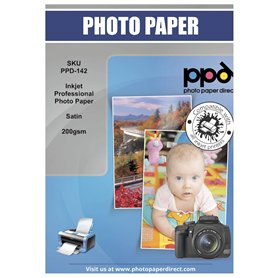 PPD 50 x A4 Papier Photo Premium Satiné/Perlé Microporeux