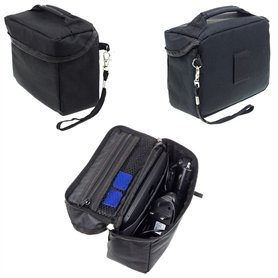 Digicharge Sac de Transport Noir étui pour Tomtom Go Classic 6'' Go Discover 6'' 7'' Go Expert 7'' Go Premium Basic Essential 6"