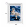 3D LiveLife Affiche murales lenticulaires Bébés Panthère des Neige de Deluxebase. Poster panthère 3D sans cadre. Décoration mura
