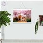 3D LiveLife Affiche murales lenticulaires Amour de Printemps de Deluxebase. Poster Cheval 3D sans cadre. Décoration murale parfa