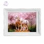 3D LiveLife Affiche murales lenticulaires Amour de Printemps de Deluxebase. Poster Cheval 3D sans cadre. Décoration murale parfa