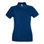 Fruit of the Loom Polo en 100 % coton pour femme - Blanc - Medium