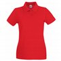 Fruit of the Loom Polo en 100 % coton pour femme - Blanc - Medium
