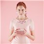 TRIXES Ensemble de Bijoux Coquillage Rose 2PC – Ensemble Collier et Boucles d'Oreilles Coquillage Paillettes – Accessoire de Dég