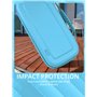 Étui de transport pour console Nintendo Switch 2 (2025) Joy BLUE avec protection d'écran 7,9 pouces, coque rigide avec rangement