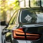 Panneau de voiture bébé zèbre à bord (bébé à bord) garçon ou fille thème animal non personnalisé