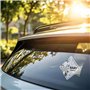 Panneau de voiture bébé zèbre à bord (bébé à bord) garçon ou fille thème animal non personnalisé