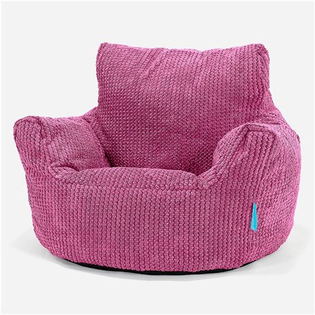 Lounge Pug Fauteuil Pouf Enfant Texturé Gaufré Pom Pom - Pouf pour Enfant