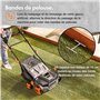 VonHaus Balayeuse Pelouse Artificielle 1800 W - Brosse Pelouse - Brosseuse Pelouse Artificielle Électrique - Sac de Collecte 45 