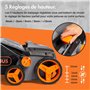 VonHaus Balayeuse Pelouse Artificielle 1800 W - Brosse Pelouse - Brosseuse Pelouse Artificielle Électrique - Sac de Collecte 45 