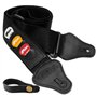 Tiger Sangle de guitare acoustique classique et espagnole Noir