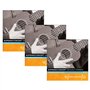 World Rhythm WR-308-3PACK Soprano Ukulélé Jeu de cordes - Cordes en nylon pour ukulélé - Lot de 3