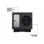 Corby Kensington Plateau de bienvenue compact pour tiroir Noir