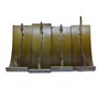 AB Tools-URB Mâchoires de Frein de remorque Kit de Ressort de Remplacement 200mm x 50mm pour des essieux BPW
