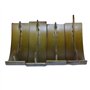 AB Tools-URB Mâchoires de Frein de remorque Kit de Ressort de Remplacement 200mm x 50mm pour des essieux BPW