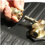 Aim Tools 15 Pouce Accessoire de Nettoyeur de Surface pour Nettoyeur Haute Pression 4000 PSI pour Le Nettoyage des Sols avec 2 x