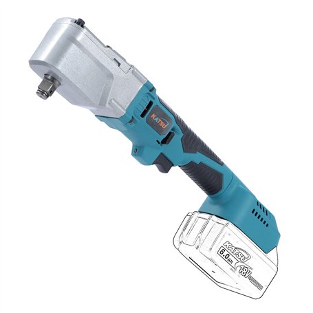 KATSU FIT-BAT 21V Brushless Clé à Chocs à Angle Droit sans Fil 1/2" 620 Nm