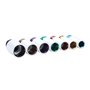 TOPWAY 1/2" Jeu de Douilles à Chocs pour Jantes Aluminium 7 Pièces 17/19/21/22/23/24/27mm, Acier au Chrome Vanadium, Outil de Ré