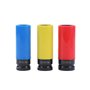 TOPWAY 1/2" Jeu de Douilles à Chocs pour Jantes Aluminium 17mm 19mm 21mm 3 Pièces, Acier au Chrome Vanadium, Outil de Réparation