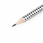 Faber-Castell Grip 2001 Lot de 12 crayons graphite triangulaires 2B