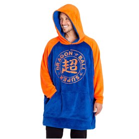 Dragon Ball Z Pull Plaid Homme - Sweat Oversize en Polaire