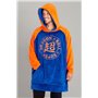 Dragon Ball Z Pull Plaid Homme - Sweat Oversize en Polaire
