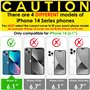 TECHGEAR Verre Trempé iPhone 14, iPhone 13/13 Pro - Protecteur d'Écran en Verre Trempé [2.5D Bord Arrondi] [Dureté 9H] [Clair Cr