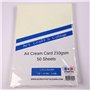 Lot de 50 feuilles de papier cartonné ivoire 210 g/m² Format A4 pour photocopieur
