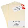 Lot de 40 feuilles de papier cartonné A4 couleur crème 160 g/m² pour loisirs créatifs