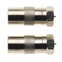 Adaptateur de connecteur TV Femelle vers mâle F, Adaptateur de Prise mâle vers Femelle anticorrosion, coupleur coaxial d'antenne
