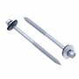 Vis Autotaraudeuse 155 mm pour Bois et Béton Avec Rondelle Aluminium/EPDM a Tête Hexagonale SW Acier au Carbone en Revêtement Cé