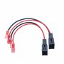 Adaptateur d'enceintes de Voiture 2PCS Support de Faisceau de Câblage Système Audio Automatique Compatible Avec Nissan Audi A2 A