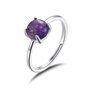 Philip Jones Bague Ajustable Améthyste