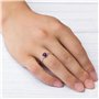 Philip Jones Bague Ajustable Améthyste