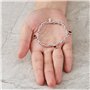 Philip Jones Bracelet à breloques extensible avec pierre de naissance du mois de janvier (grenat) avec boîte cadeau, Cristal, Cr