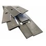 Lames de raboteuse d’outillage Xcalibur Compatible avec Elektra Beckum HC260 260mm Lames de raboteuse jetables à double tranchan