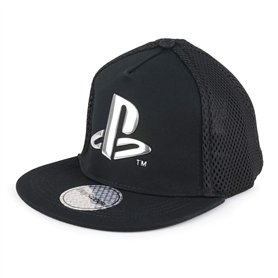 Popgear Playstation Metallic PS Logo Jungen Snapback Cap